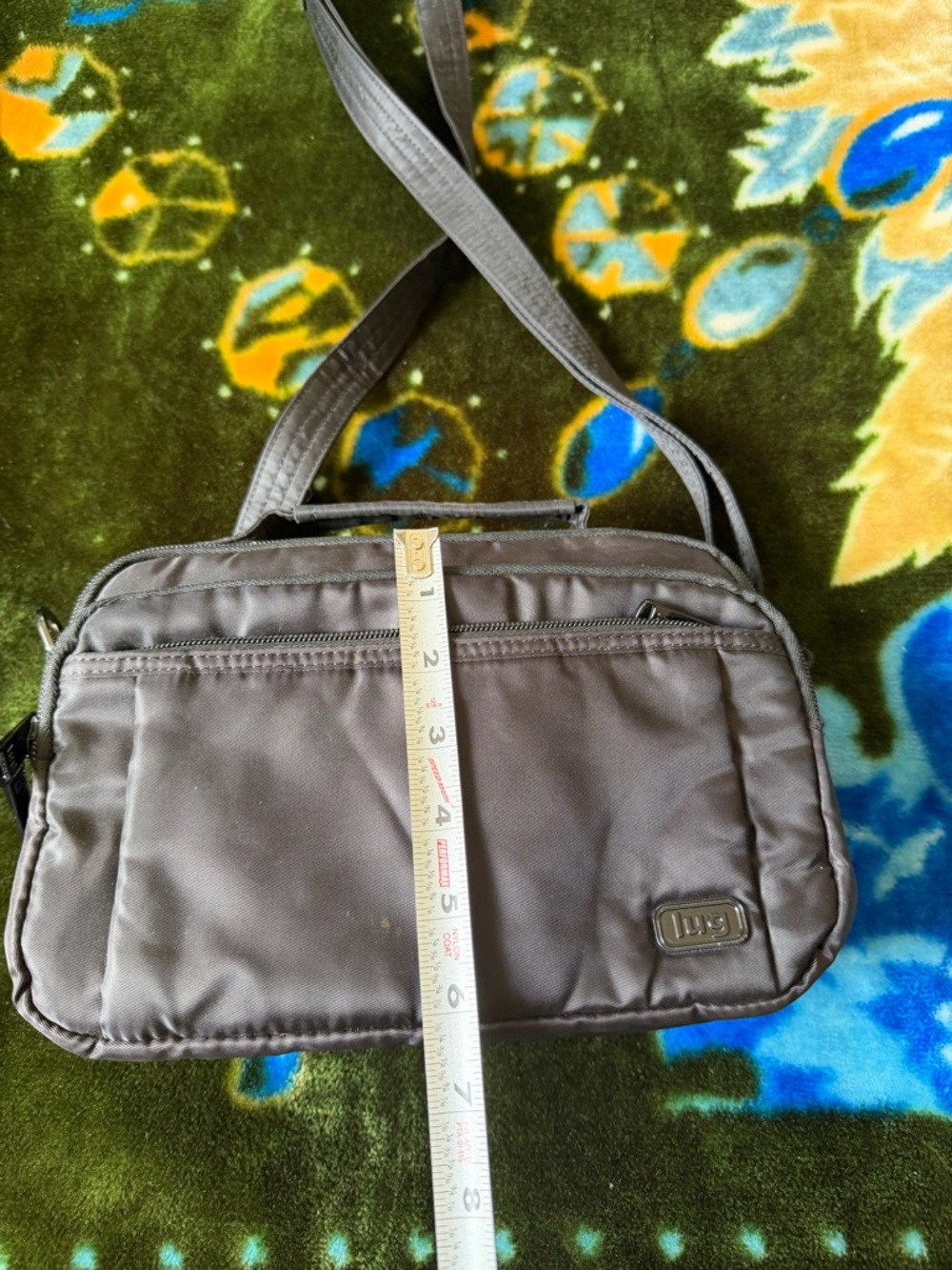 Black Men's Crossbody Shoulder Bag - Picture 10 of 14